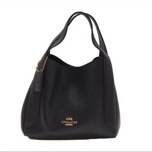 Coach Hadley Black Leather Hobo Bag